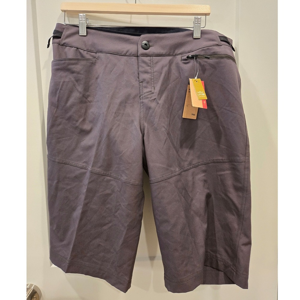 Specialized Trail Short w/ Liner Men Charcoal MTB Relaxed Fit 36 64222-80036 NEW